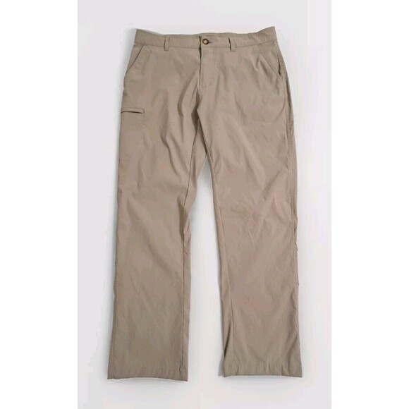 Union Bay UB Active Mens 38x34 Tech Khaki Performance Nylon Stretch Cargo Pants - Picture 1 of 10